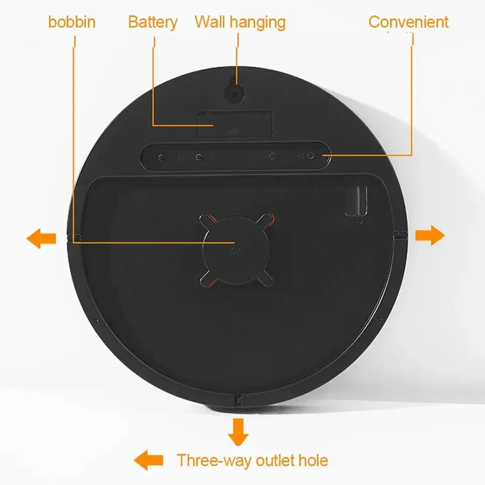 Remote Control LED Wall Clock for Home Decoration