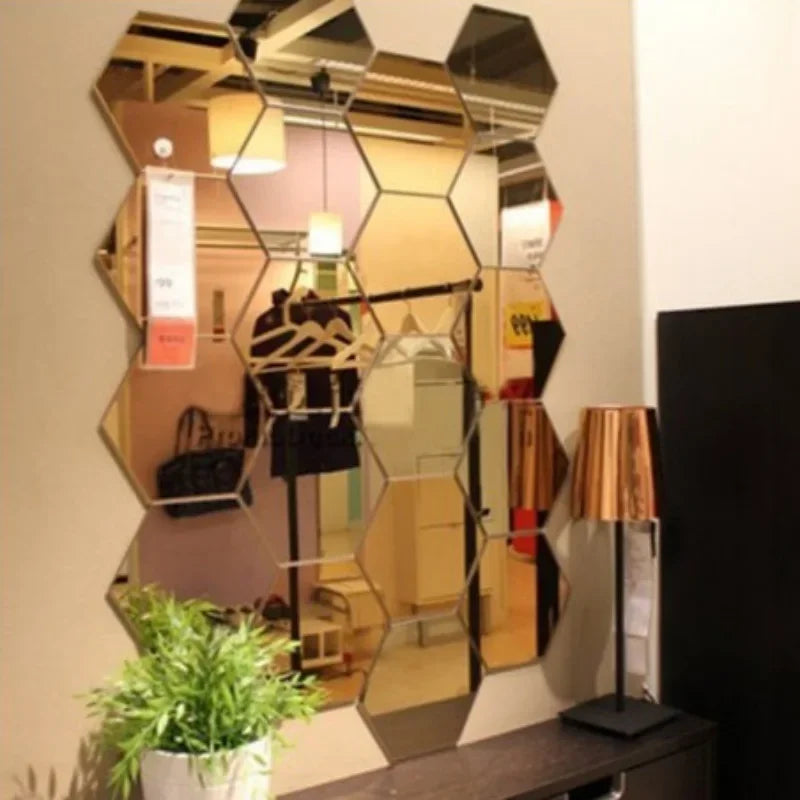 acrylic mirror wall sticker home decor