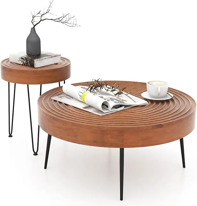 Farmhouse Round Coffee Table