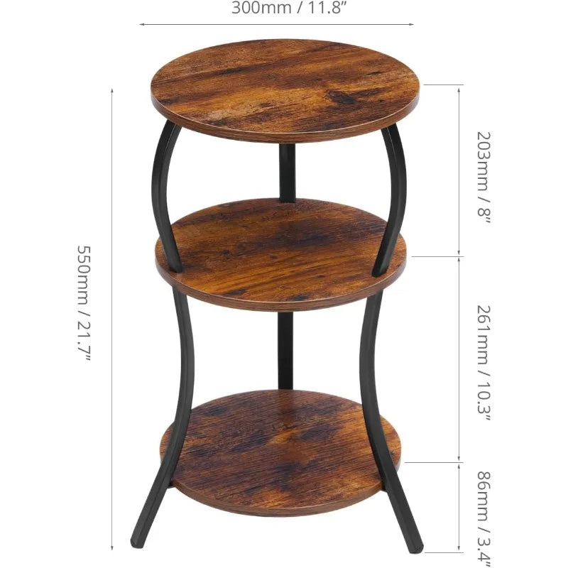 Small Round Side Table