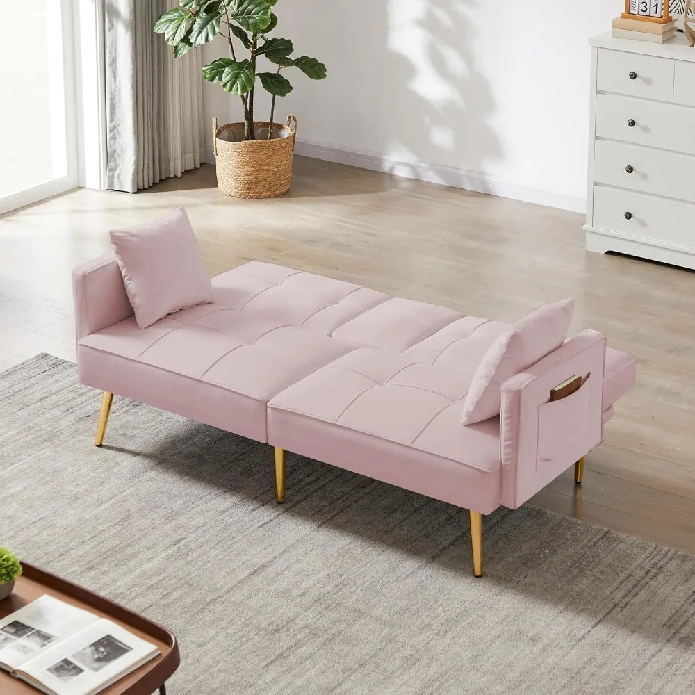 Linen Fabric Couch Sofa for for Compact Living