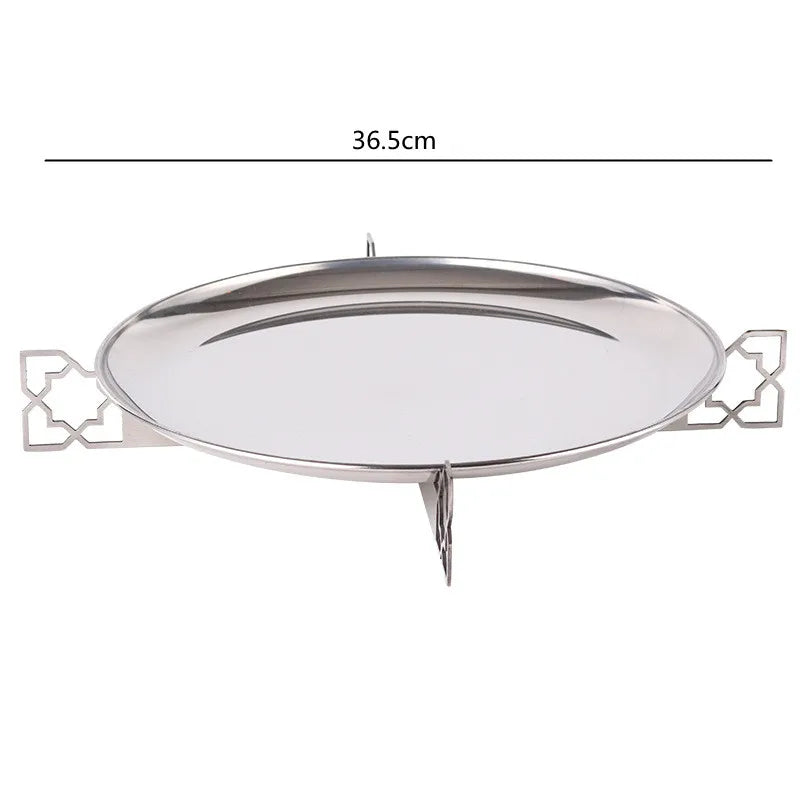Luxury Mirror Stainless Steel Storage Tray Decoration
