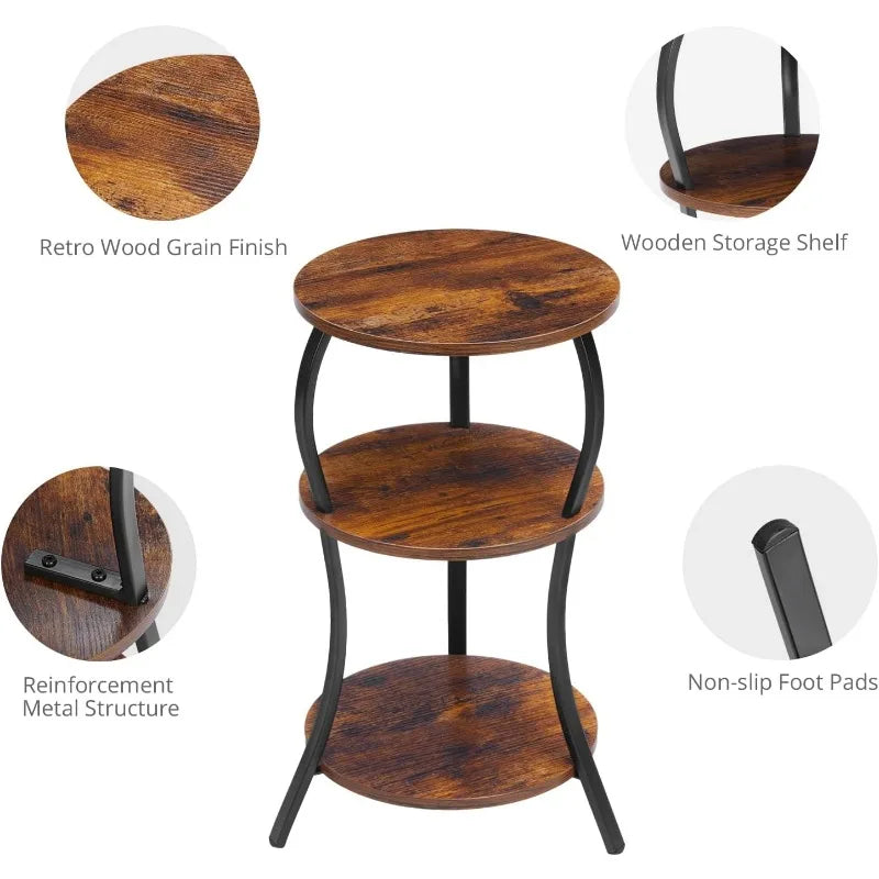 Small Round Side Table