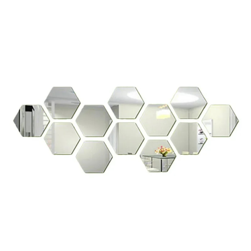 acrylic mirror wall sticker home decor