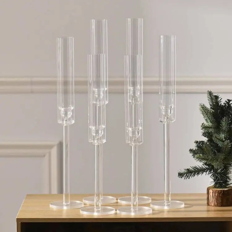 Arcylic Candle Holder Table Centerpiece Decor