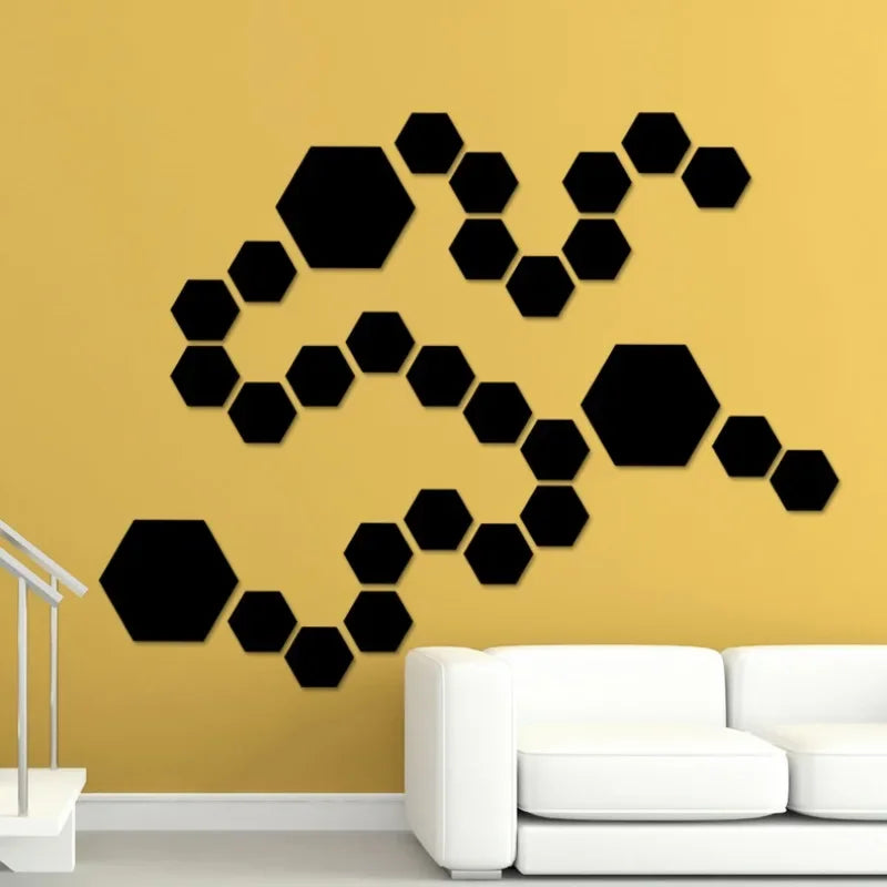 acrylic mirror wall sticker home decor