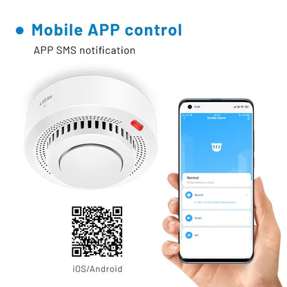 Smart WiFi Smoke Sensor Fire Protection Detector
