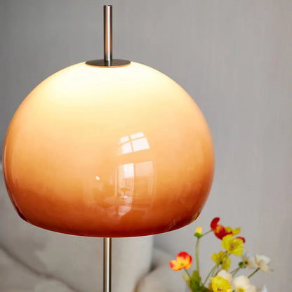 Mushroom Floor Lamp With Retro Glass