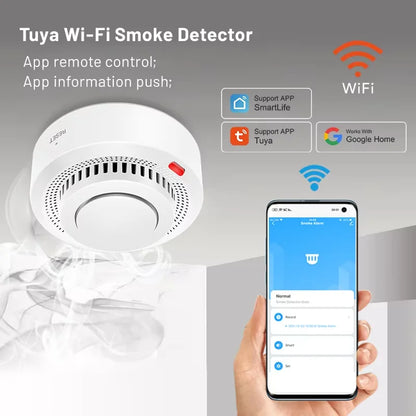 Smart WiFi Smoke Sensor Fire Protection Detector
