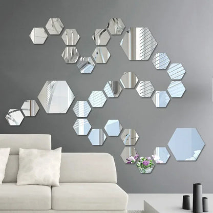 acrylic mirror wall sticker home decor