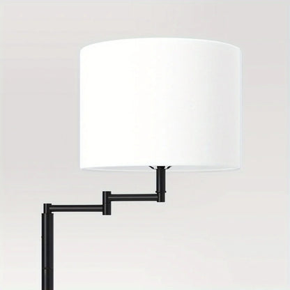 Metal Swing Arm Dimmable Floor Lamp
