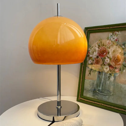 Mushroom Floor Lamp With Retro Glass